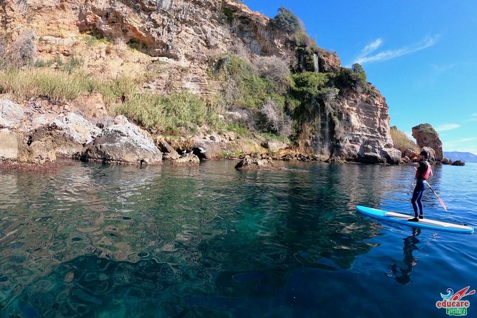 Paddle Surf Route Cliffs Nerja and Cascada De Maro + Snorkel - Paddle Surfing and Snorkeling Activities