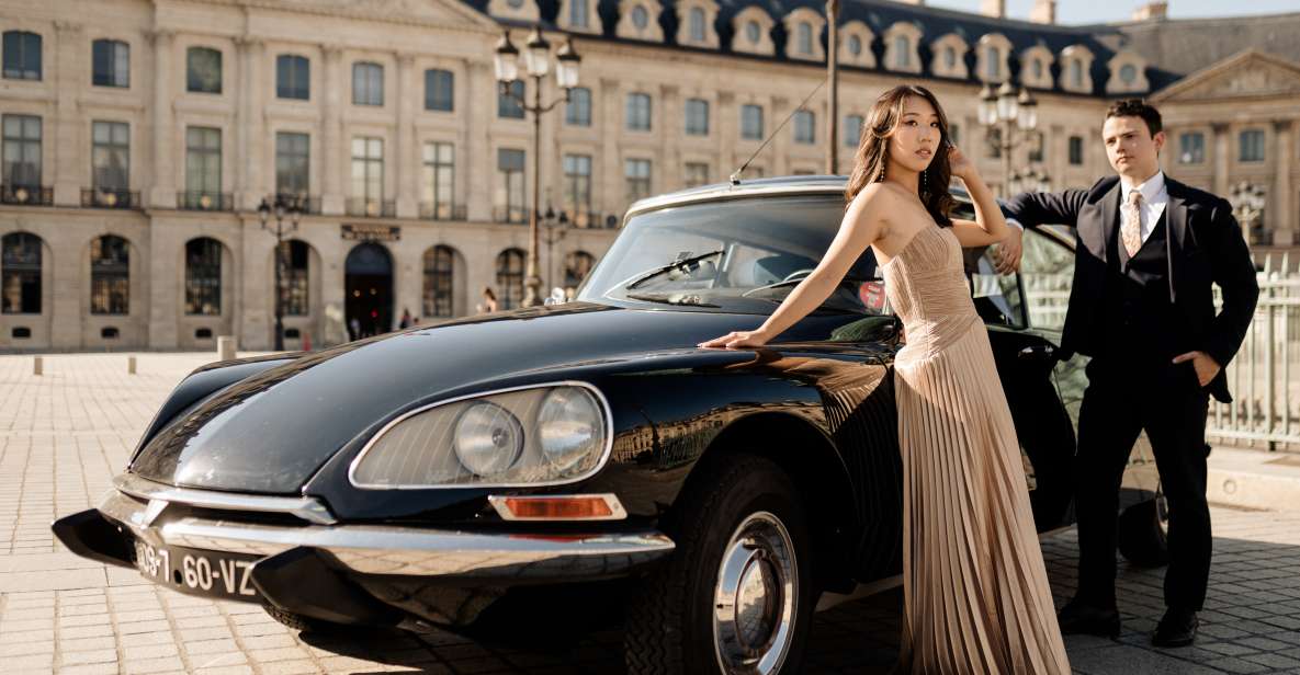 Paris: 1 Way Private Airport Transfer in a Citroën DS 21 - Explore Local Foodie Spots