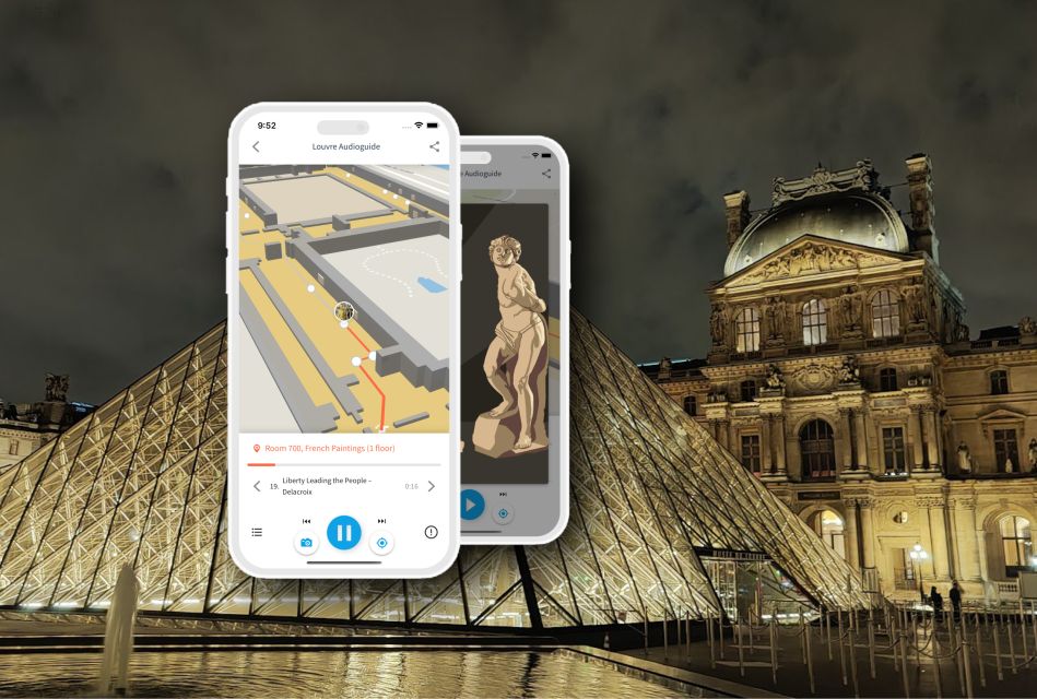 Paris: Louvre Museum Audio Guide via Smartphone App - Duration