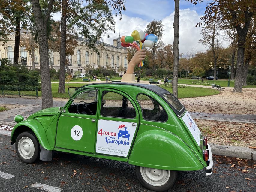 Paris: Private Sightseeing Tour in Citroën 2CV - Important Information