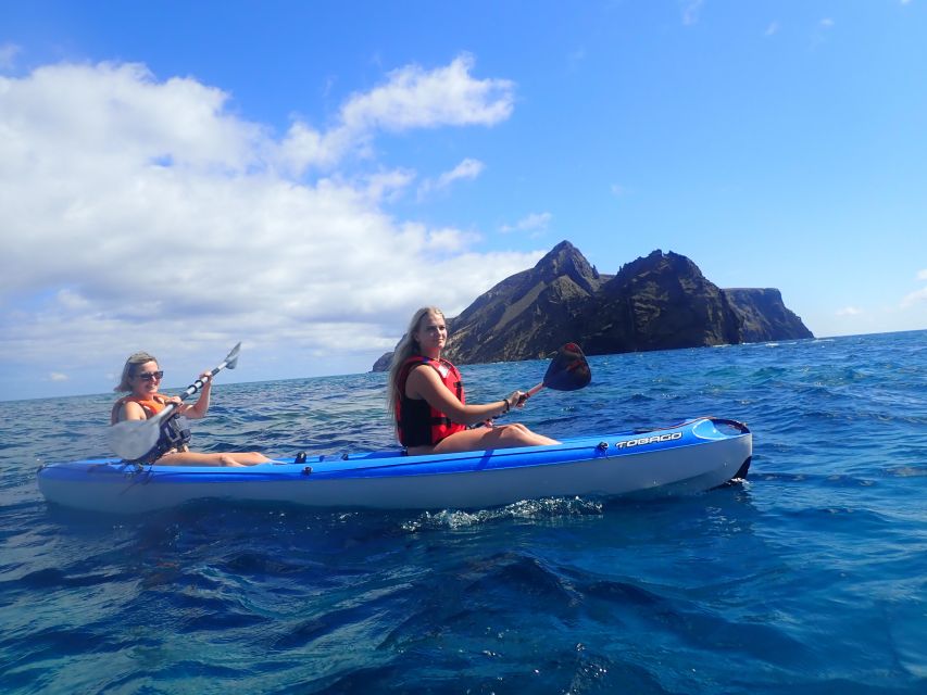Porto Santo: Kayak Tour From Ponta Calheta - Included Amenities