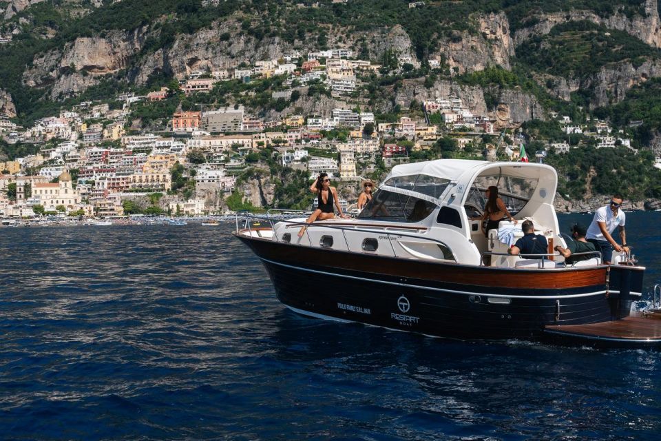 Positano: Amalfi Coast & Emerald Grotto Private Boat Tour - Snorkeling Near Scoglio Dellisca