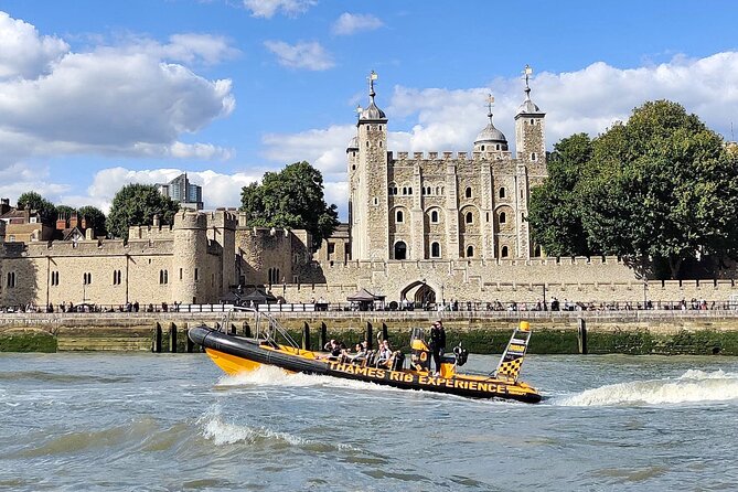 PRIVATE HIRE SPEEDBOAT ULTIMATE TOWER RIB BLAST FROM TOWER PIER - 40 Minutes - Meeting Point and Pickup/Drop-off