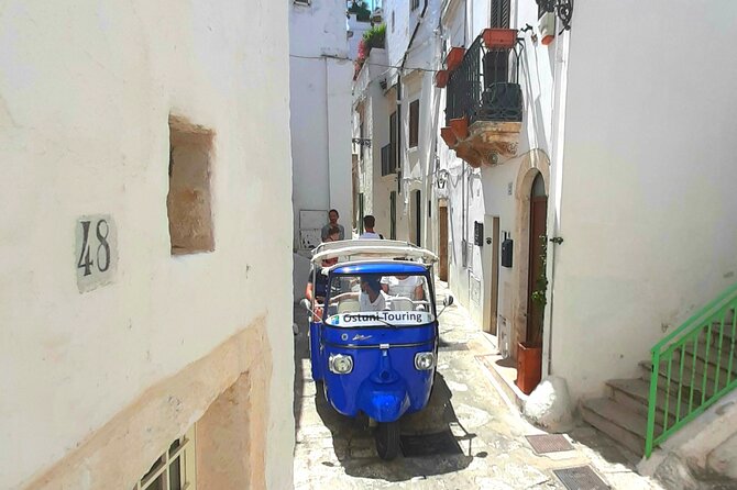 Private Tuk Tuk Tour of the Ancient Village - Exploring Ostunis Whitewashed Old Town