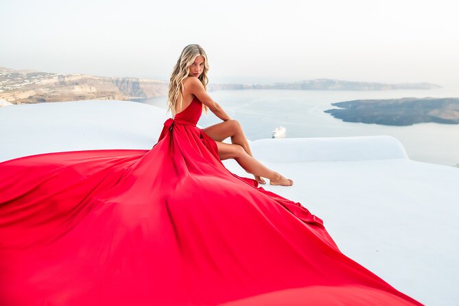 Professional Flying Dress Photoshoot In Santorini - Accessibility and Transportation