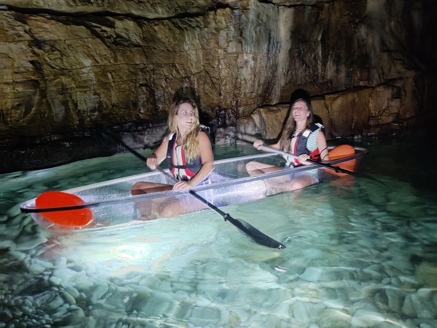 Pula: Blue Cave Illuminated Clear-Bottom Kayak Night Tour - Participant Restrictions