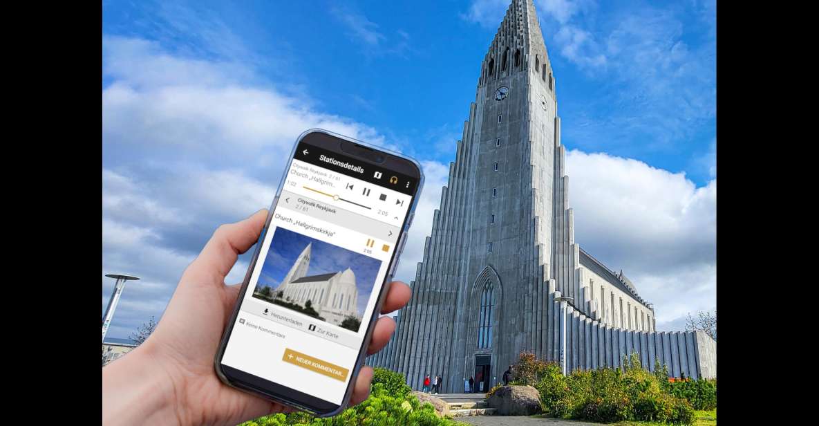 Reykjavik: Citywalk Tour - Audioguide in English & German - Audioguide Content and Duration