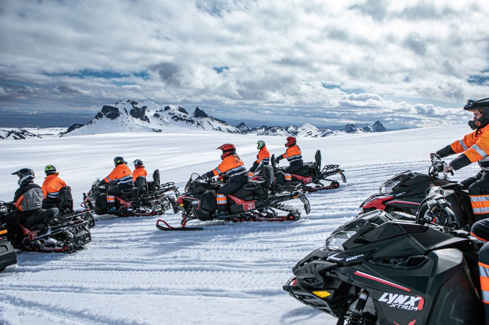 Reykjavik: Golden Circle Super Jeep and Snowmobile Tour - Snowmobiling on Langjökull Glacier