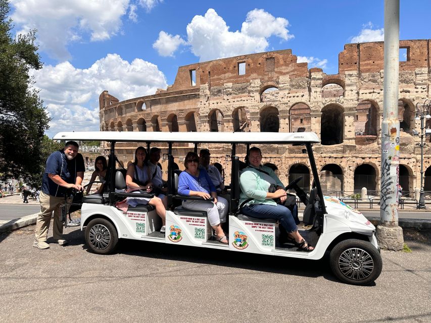 Rome in Golf Cart 7 Hours Unforgettable Full Immersion - Iconic Landmarks Highlights