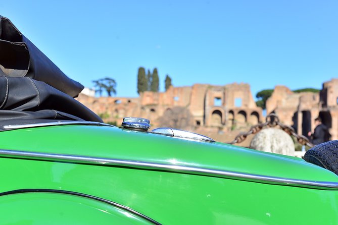 Rome Panoramic Tour by Vintage Classic Cabriolet Car or Vintage Minibus - Pricing and Availability