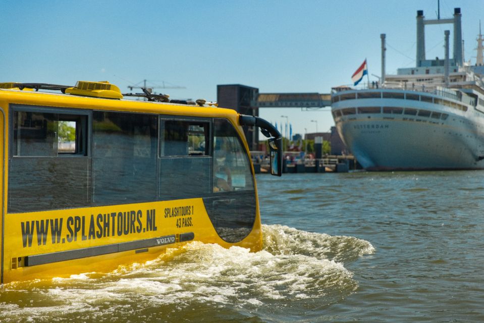 Rotterdam: 1-Hour Sightseeing Splash Tour - Highlights and Experiences