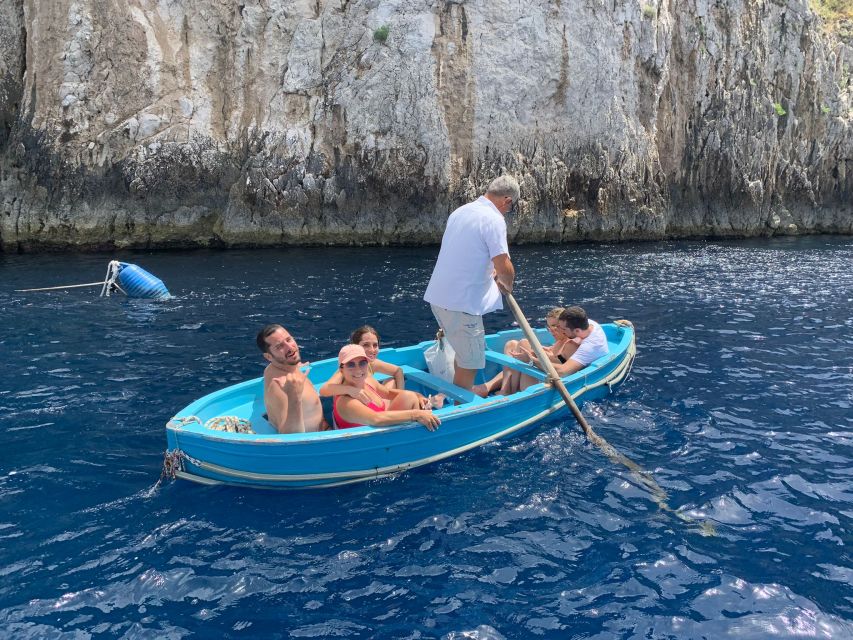 Salerno/Sorrento: Capri Boat Tour With City Visit and Snacks - Boat Cruise Around Capri