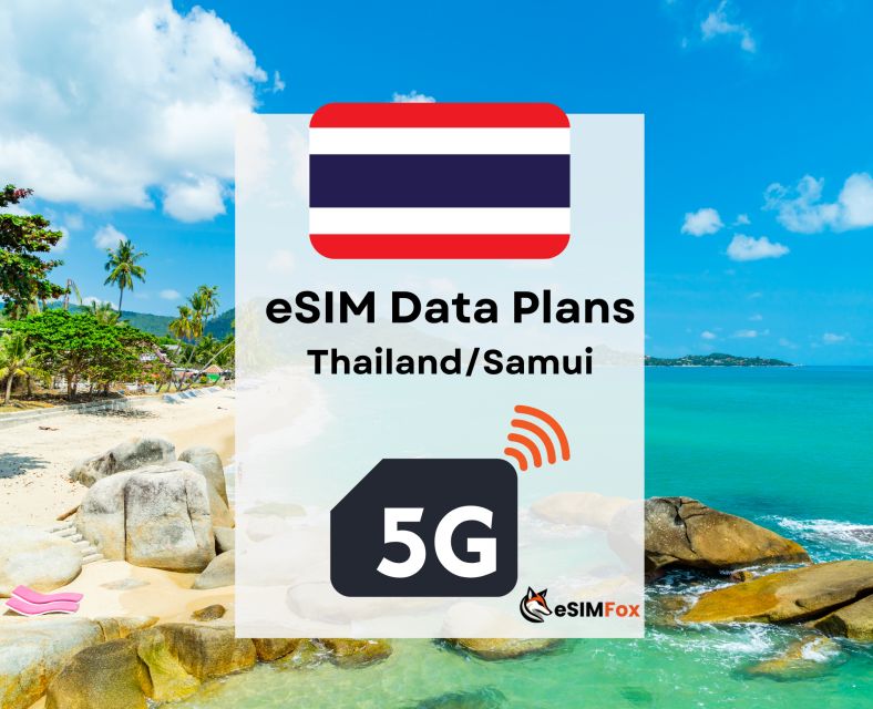 Samui: Esim Internet Data Plan for Thailand 4g/5g - Savings and Pricing