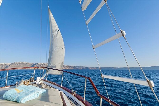 Santorini Caldera Day Traditional Cruise With Meal and Drinks - Accessibility and Additional Information