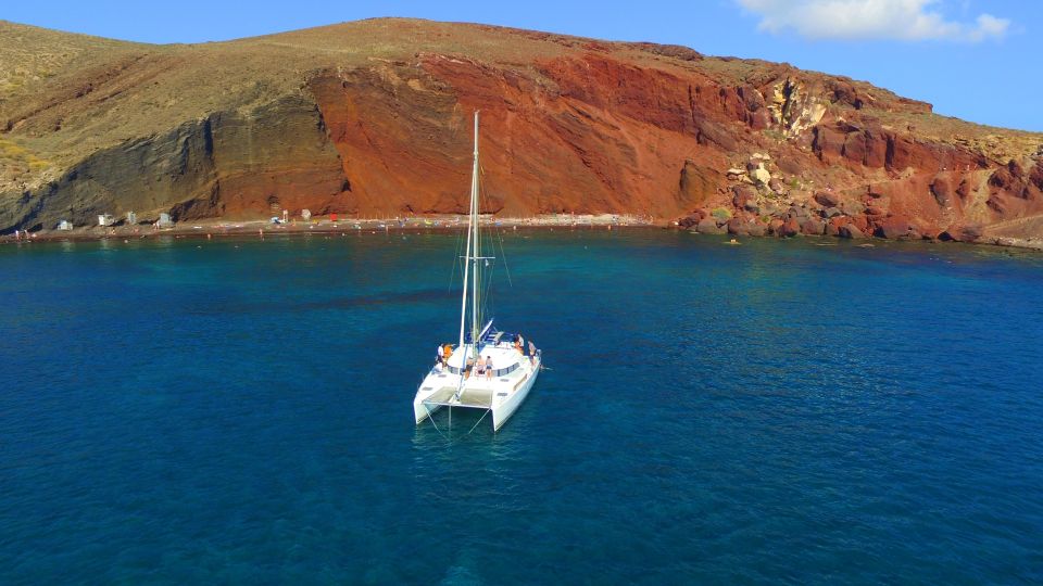 Santorini: Private Catamaran Cruise With Food & Drinks - Snorkeling and Equipment