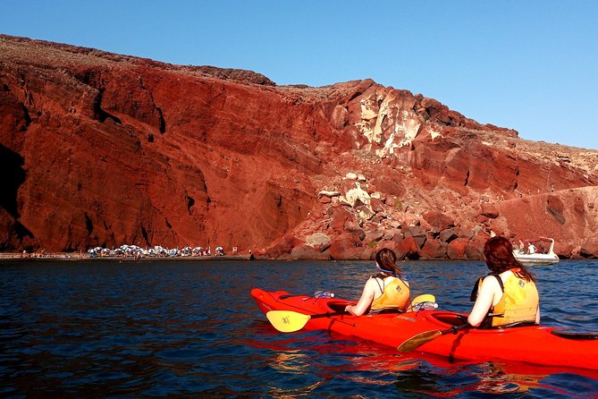 Santorini: Sunset Sea Kayak With Light Dinner - Taking in the Cycladic Ambiance