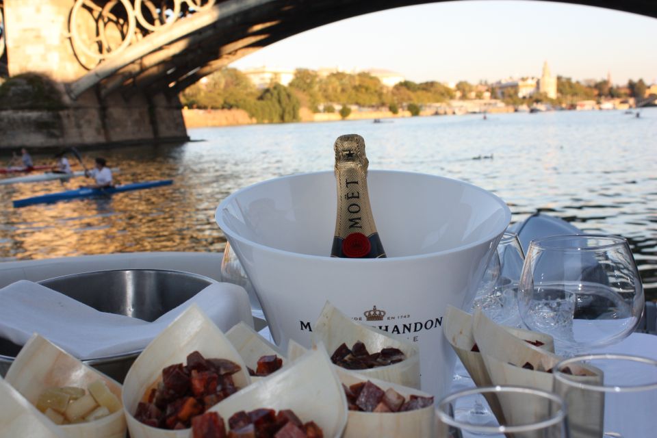 Seville: Private River Cruise With Dinner and Drinks - Shared Menu and Drinks