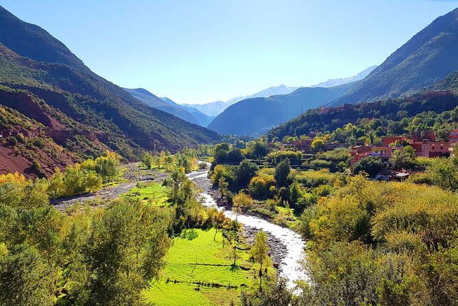 Small Group Day Trip to Ourika Valley & Atlas Mountains - Indulging in a Riverside Lunch Experience