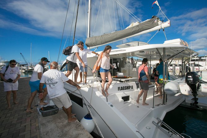 St Maarten Luxury Catamaran Full-Day Group Charter - Capacity and Booking Confirmation