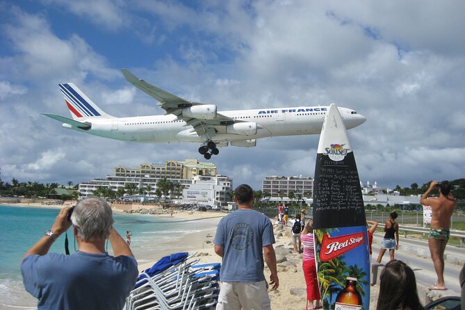 St Maarten Shore Excursion: Orient and Maho Beach Half-Day Tour - Maho Beach: Sunset Beach Bar