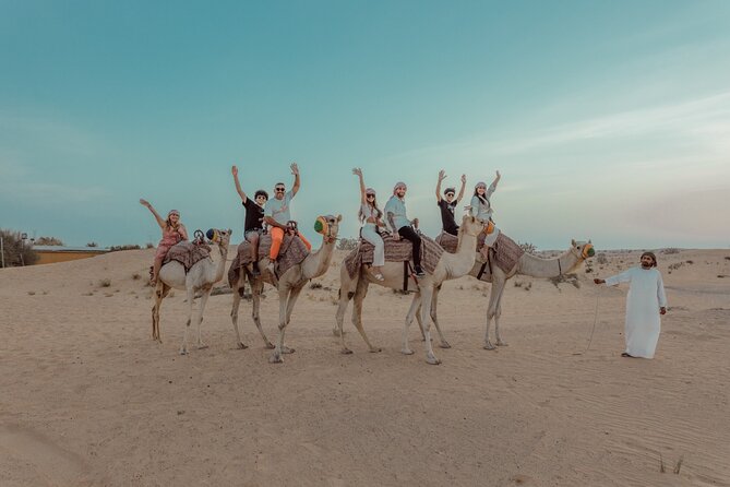 Sunrise/Morning Dune Drive With Camel Trek & Sand Surfing - Camel Trekking Adventure