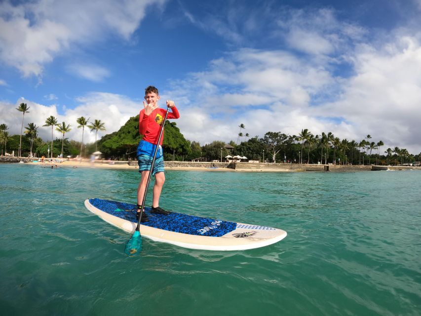 SUP Lesson in Waikiki, 3 or More Students, 13YO or Older - Instructor-Student Ratio