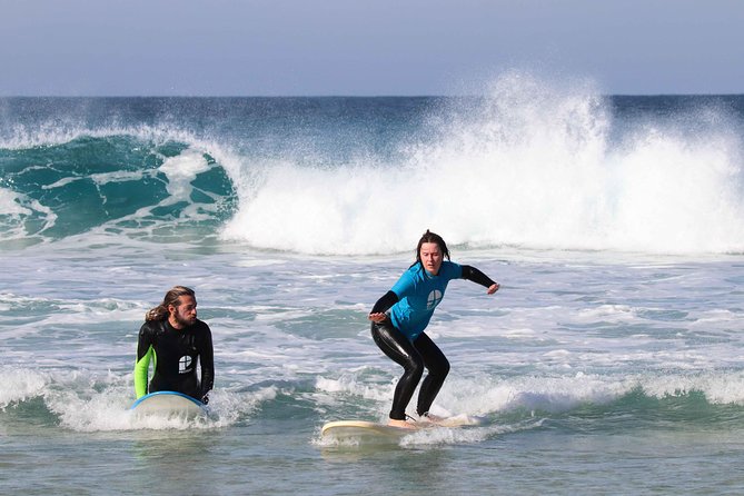 Surf Class at Corralejo - Idyllic Canarian Scenery