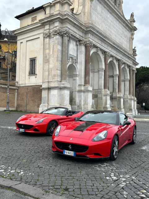 Testdrive Ferrari Guided Tour of the Tourist Areas of Rome - Customizable Tour Options