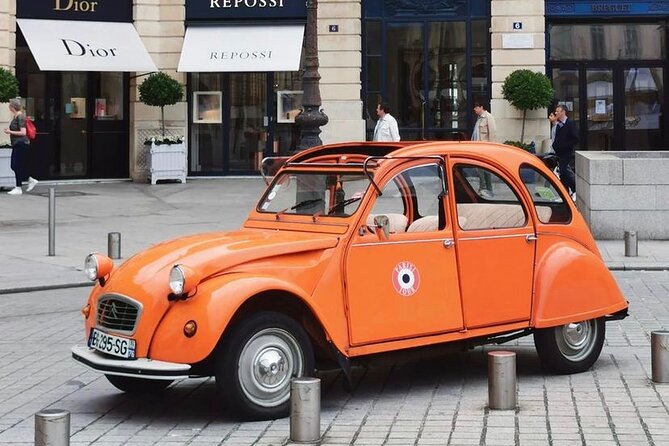 Vintage 2CV Adventure: 1-Hour Paris Highlights Tour - Private Group Tour