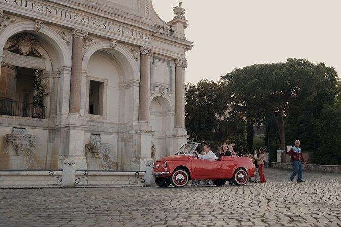 Vintage Fiat 500 Cabriolet: Private Tour to Romes Highlight - Additional Information