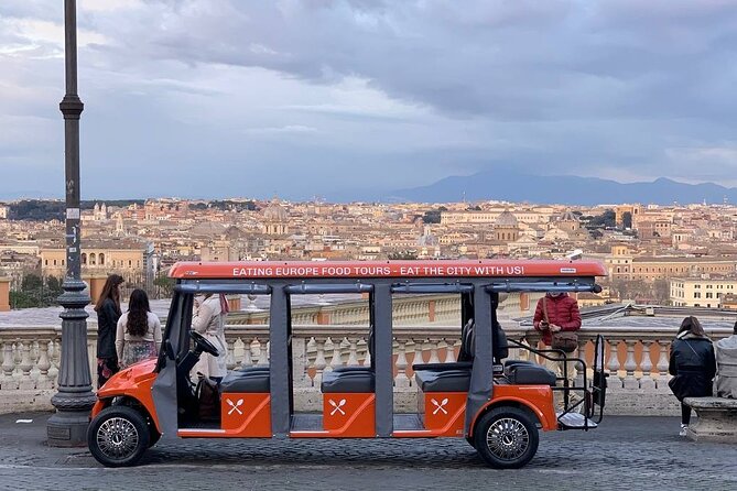 VIP Rome Golf Cart Food Tour With Eating Europe - Drinks Paired With the Food