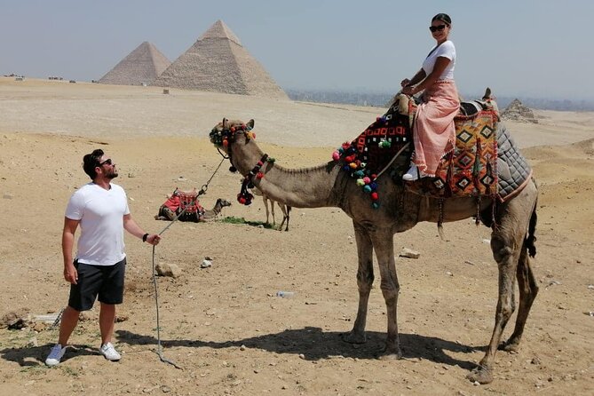 VIP Tour Private Giza Pyramids Memphis City Sakkara Camel Lunch - Camel Ride Experience