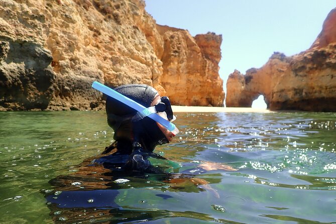 Visit Secret Caves, Hidden Beaches and Snorkel in Alvor, Portugal - Exploring the Secret Cave