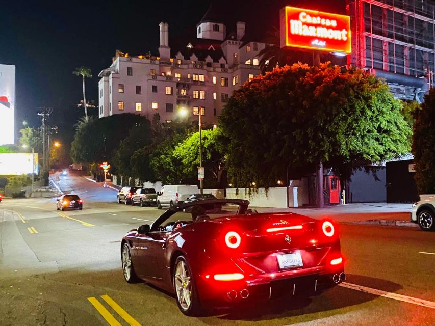 20 Min Ferrari Driving Tour in Hollywood - Options and Extras