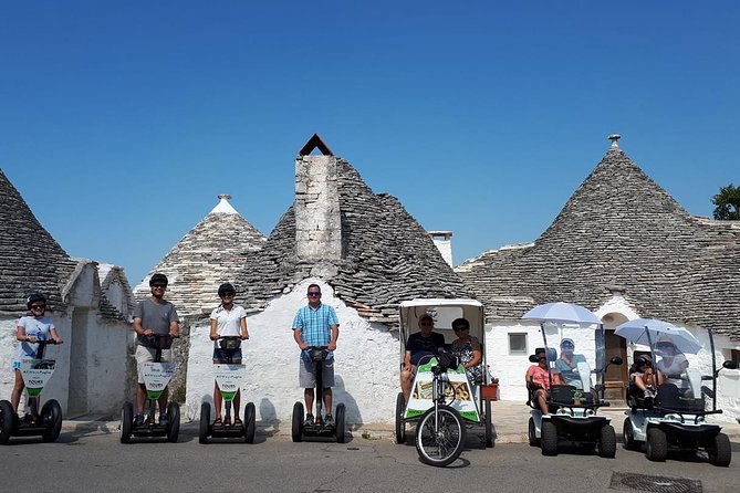 Alberobello Guided Tour by Segway, Mini Golf Cart, Rickshaw - Logistics: Meeting Point, Start Times, Tour Length
