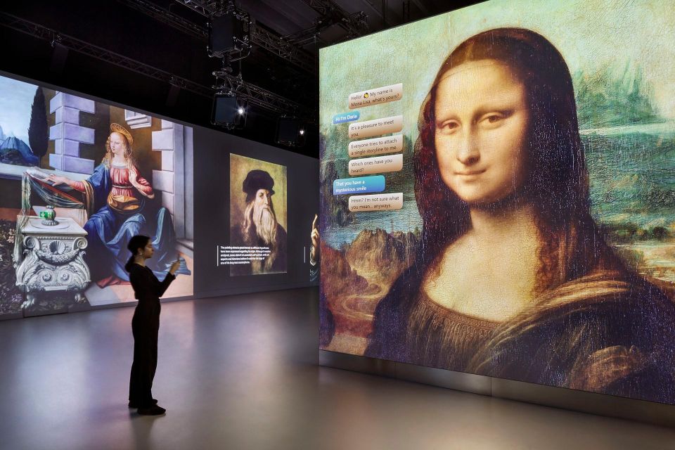 Amsterdam: Da Vinci: Genius Interactive Experience Ticket - Visuals and Technology