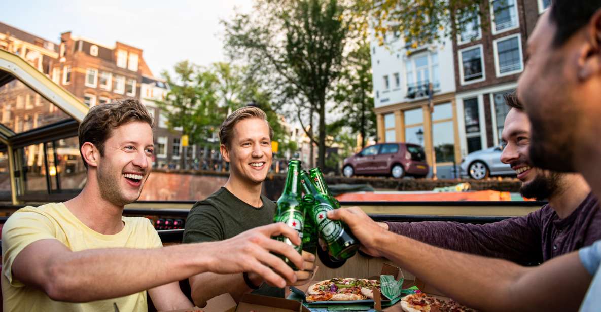 Amsterdam: Evening Canal Cruise With Pizza and Drinks - Tour Duration and Cancellation Policy