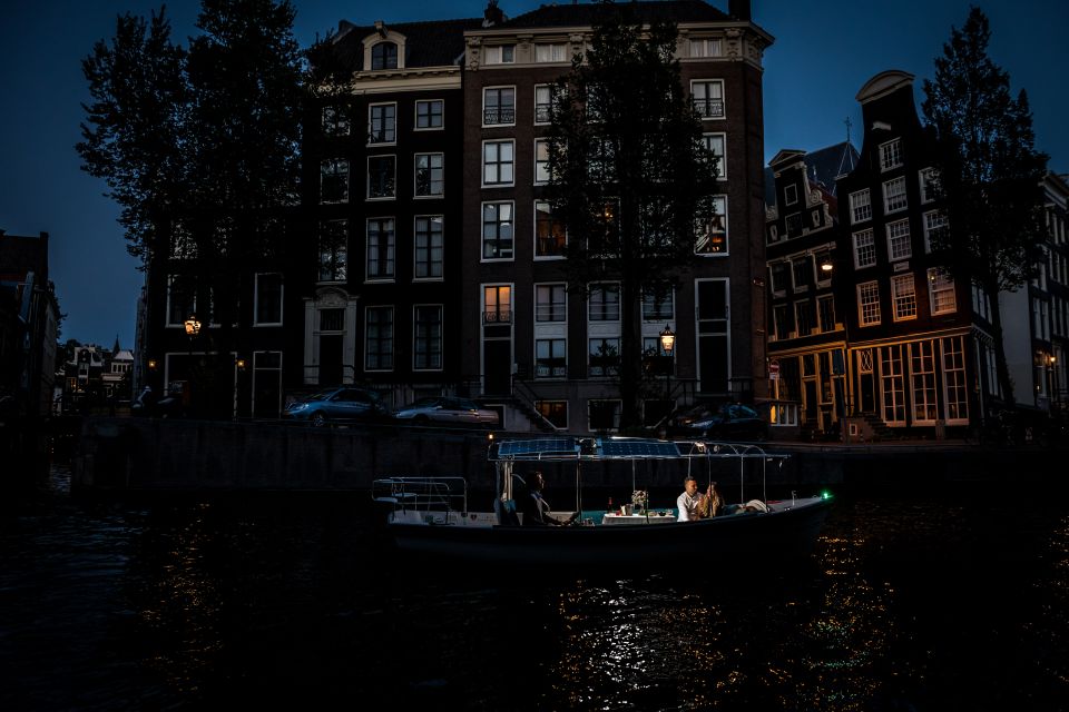 Amsterdam: Private Evening Canal Cruise With Prosecco - Retractable Roof for Weather Adaptability