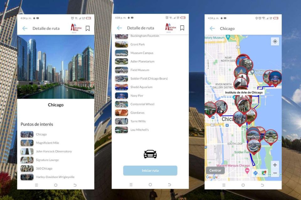 App Chicago Self-Guided Tours With Multilingual Audioguides - Travel Document Repository