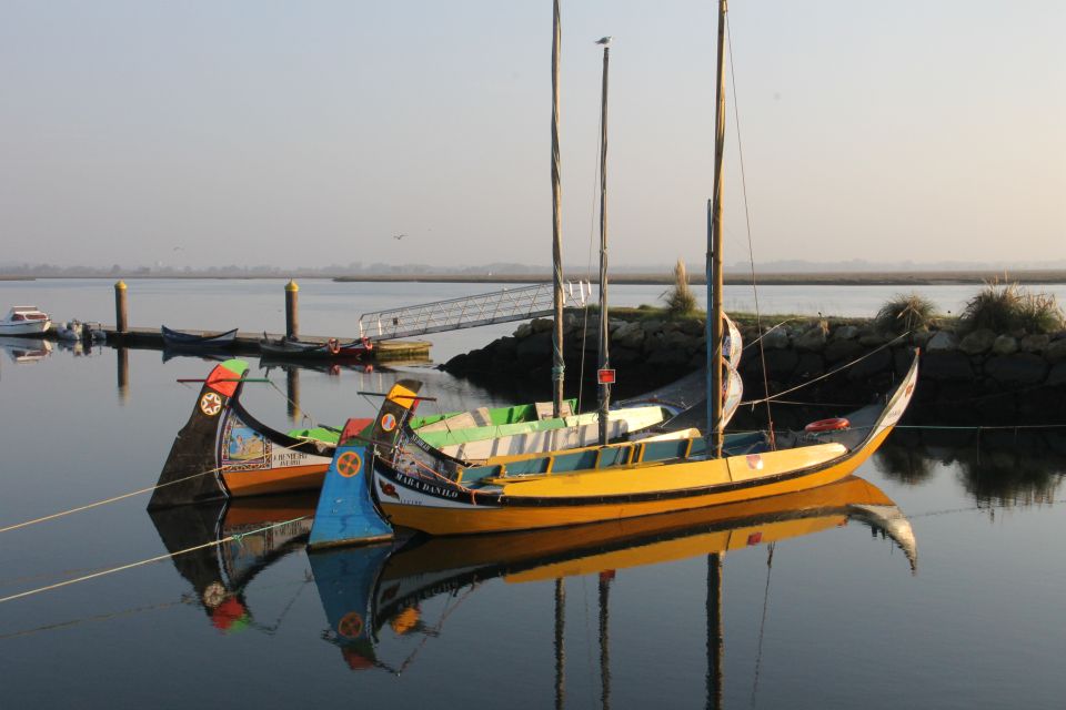 Aveiro Private City Tour With 1-Hour Local Boat Cruise & Egg Sweets - Moliceiro Boat Cruise