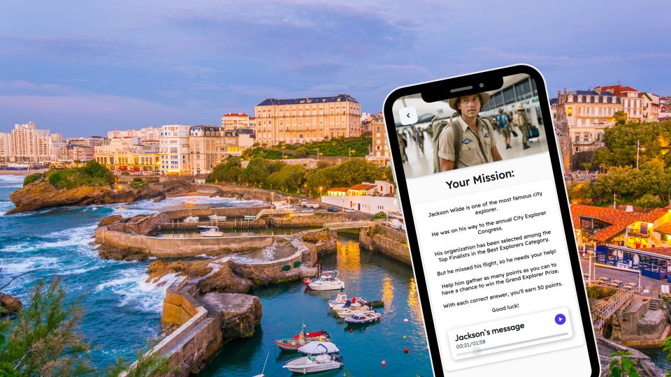 Biarritz: City Exploration Game & Tour on Your Phone - Inclusions and Accessories