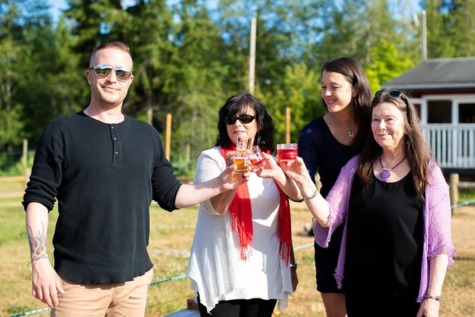 Brewery Tour of the Sunshine Coast - Enjoying Drinks and Snacks