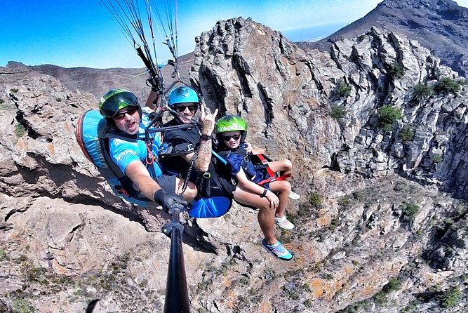 BRONZE Tandem Paragliding Flight in South Tenerife, Free Pick up - Scenic Aerial Views