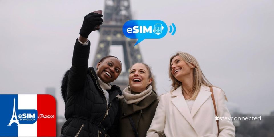 Cannes & France: Unlimited EU Internet With Esim Mobile Data - Unlimited Data and Roaming