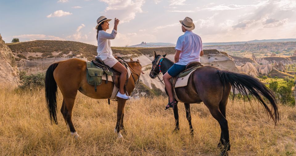 Cappadocia: Horse Riding With Balloons Above at Sunrise - Hotel Pickup and Drop-off Service