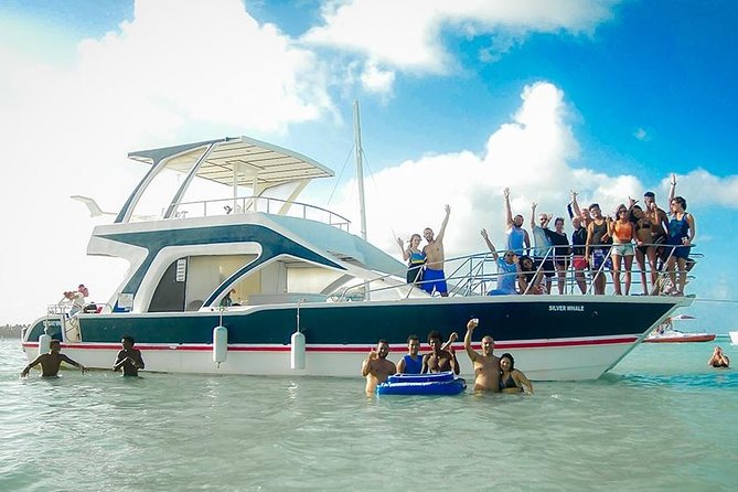 Catamaran Booze Cruise And Snorkeling Punta Cana - Shark and Stingray Interaction