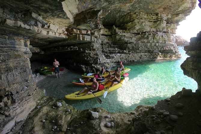 Cave Exploring by Kayak - Coastline and Scenery