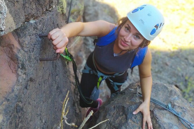 Climbing + Zipline + via Ferrata + Cave. Adventure Route in Gran Canaria - Weather and Group Size Requirements