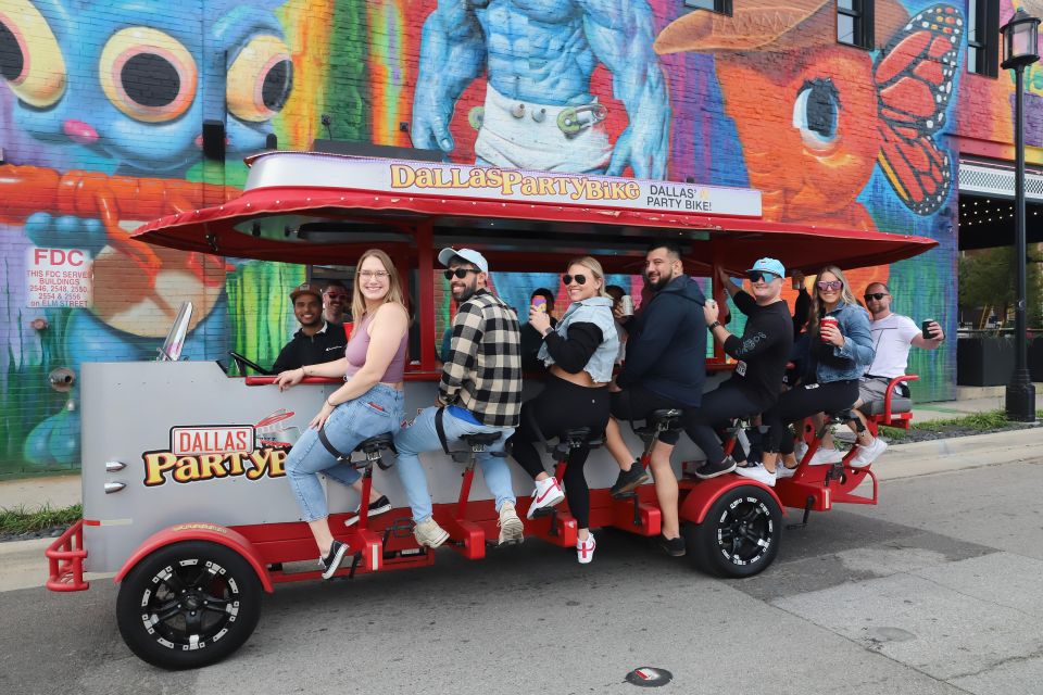 Dallas Party Bike Private Group Rental in Deep Ellum - Customizable Tour Experience