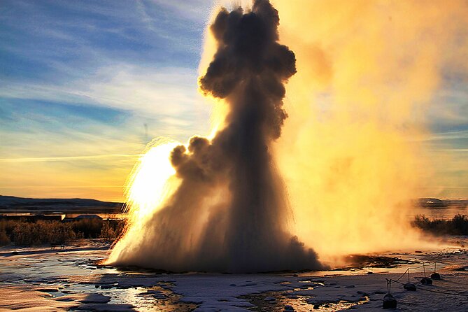 Day Trip to the Golden Circle and Hot Spring Geyser by 4WD Jeep From Reykjavik - Encountering Gullfoss Waterfall